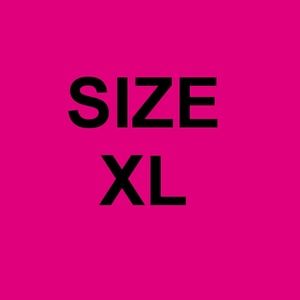 SIZE XL below